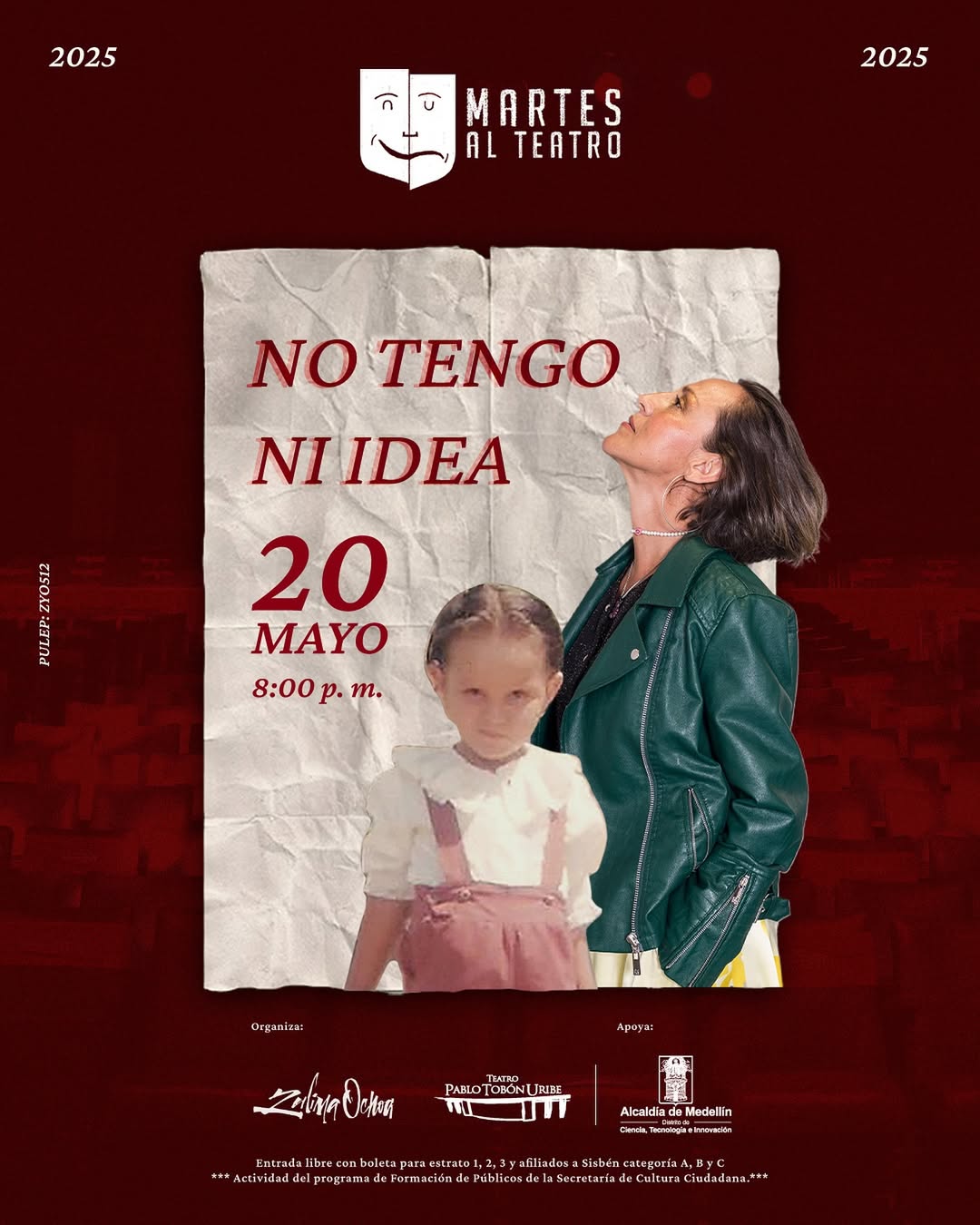 20. MARTES AL TEATRO   NO TENGO NI IDEA