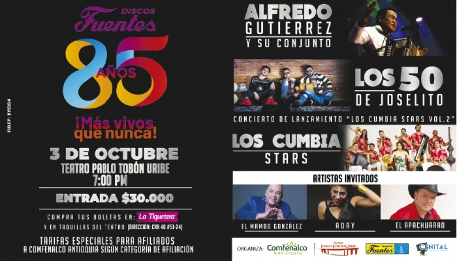 Discos Fuentes celebra sus 85 años ¡Más vivos que nunca!