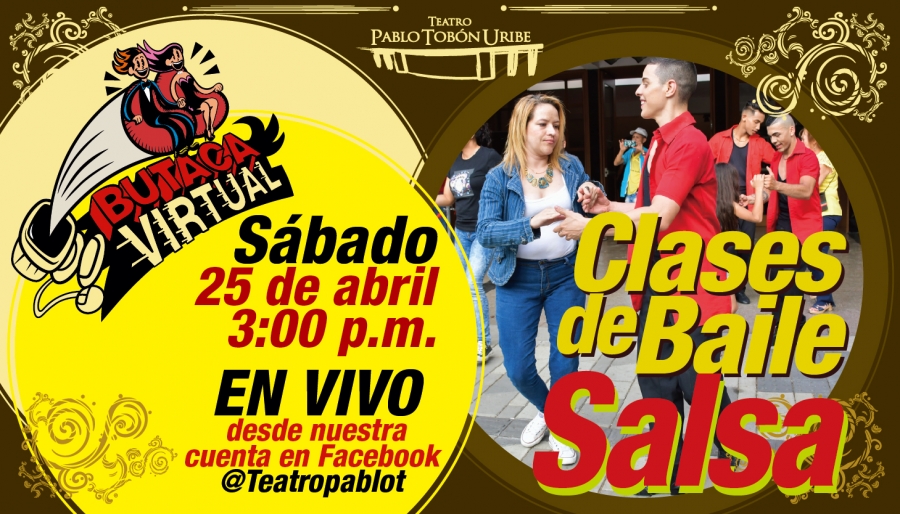 #ButacaVirtual - Clase de Baile en vivo - salsa